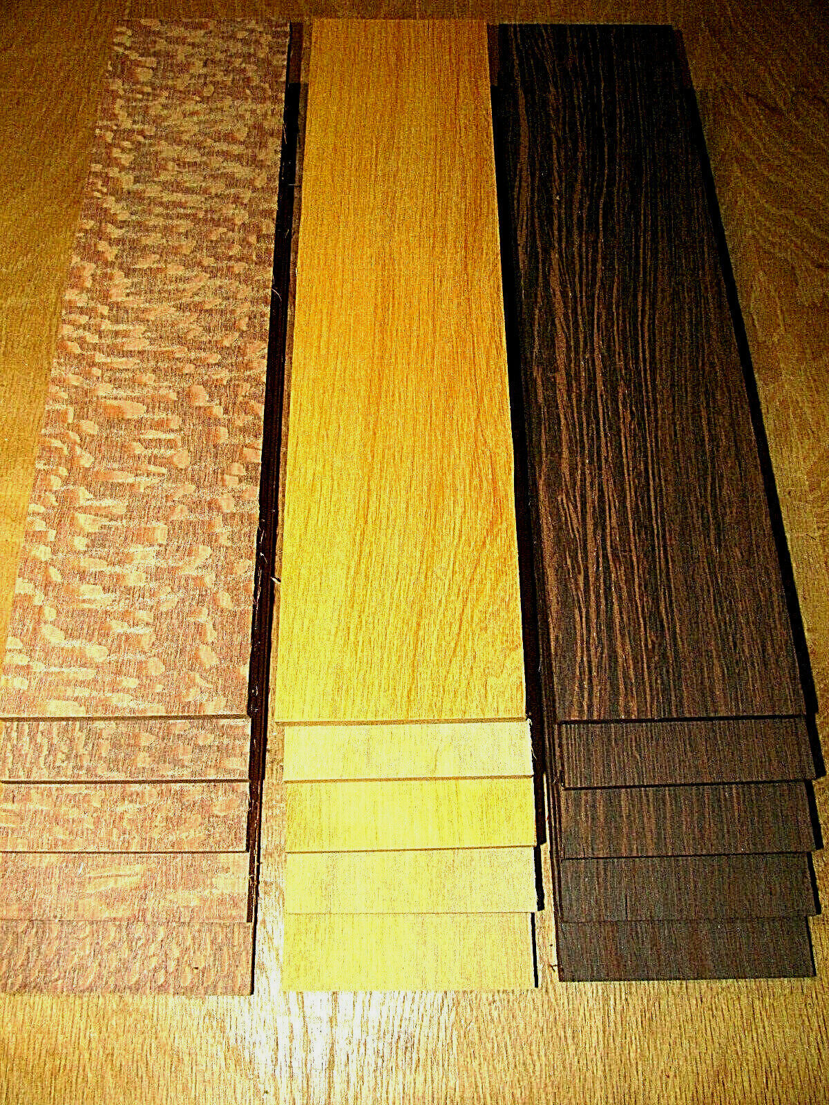 15 Kiln Dried Sanded Leopardwood, Walnut, Wenge Thins  12