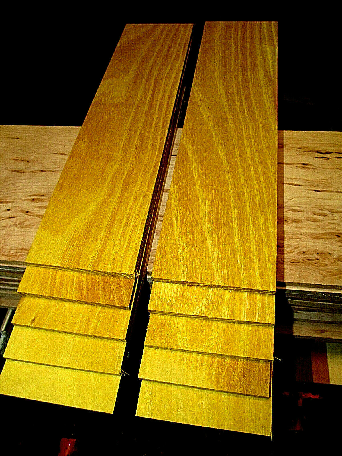 10 PIECES THIN SANDED OSAGE ORANGE LUMBER  12