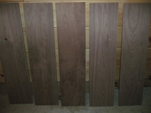 THREE (3) THIN KILN DRIED CLEAR SANDED BLACK WALNUT LUMBER WOOD 12