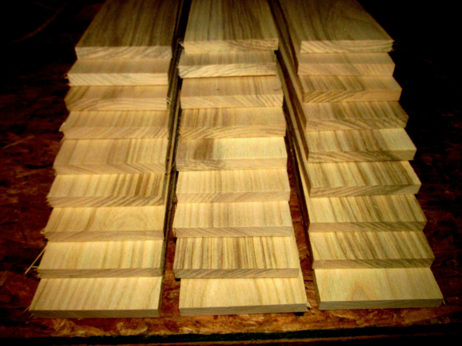 PACKAGES OF BEAUTIFUL KILN DRIED PREMIUM HACKBERRY THIN LUMBER WOOD