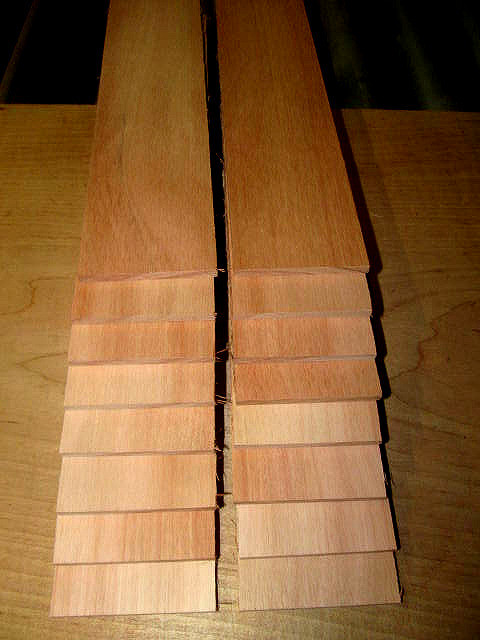 16 Pieces Thin Sanded Red Grandis 12