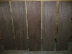 THIRTY (30) THIN KILN DRIED CLEAR SANDED BLACK WALNUT LUMBER WOOD 12