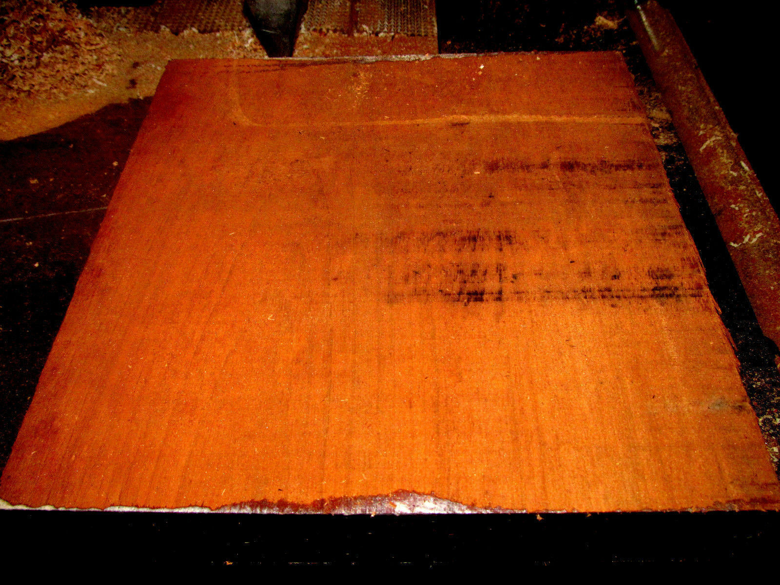 Beautiful Kiln Dried Red Canarywood Platter Blank 12