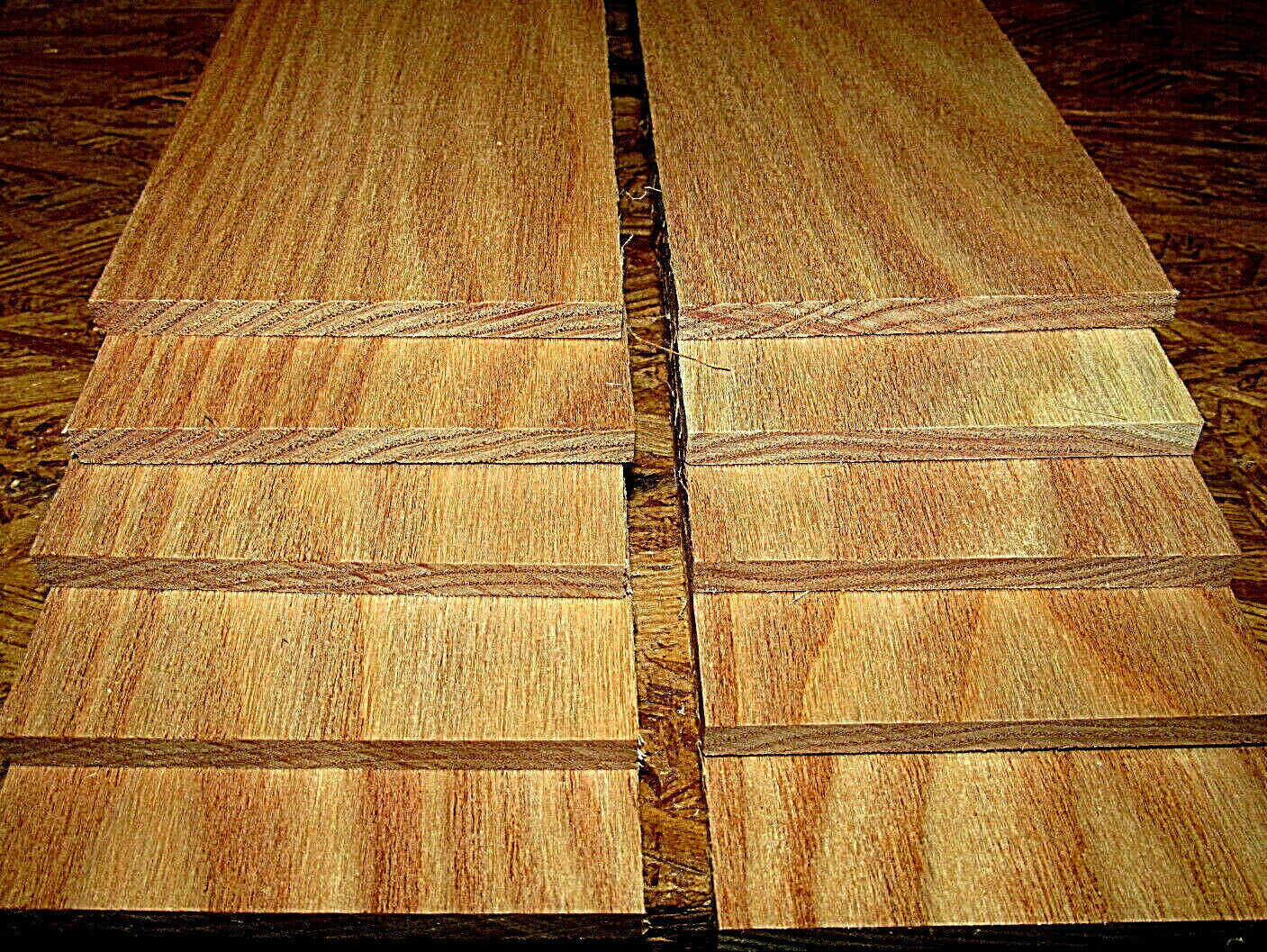 10 PIECES BEAUTIFUL THIN SANDED KENTUCKY COFFEE TREE LUMBER WOOD 