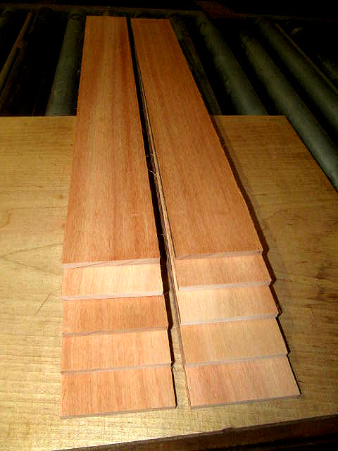 10 Thin Sanded Red Grandis 24