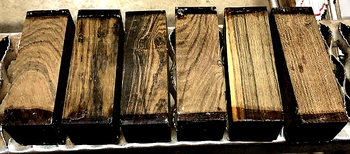 Six (6) Exotic Kiln Dried Bocote Turning Blanks 2