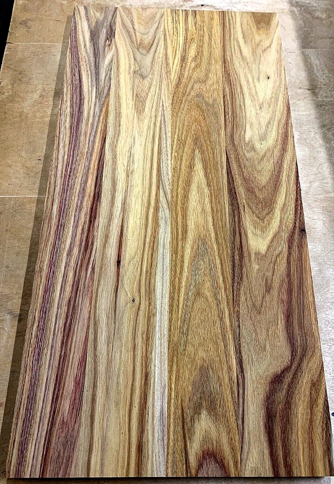Wide Sanded Canarywood Panel 24