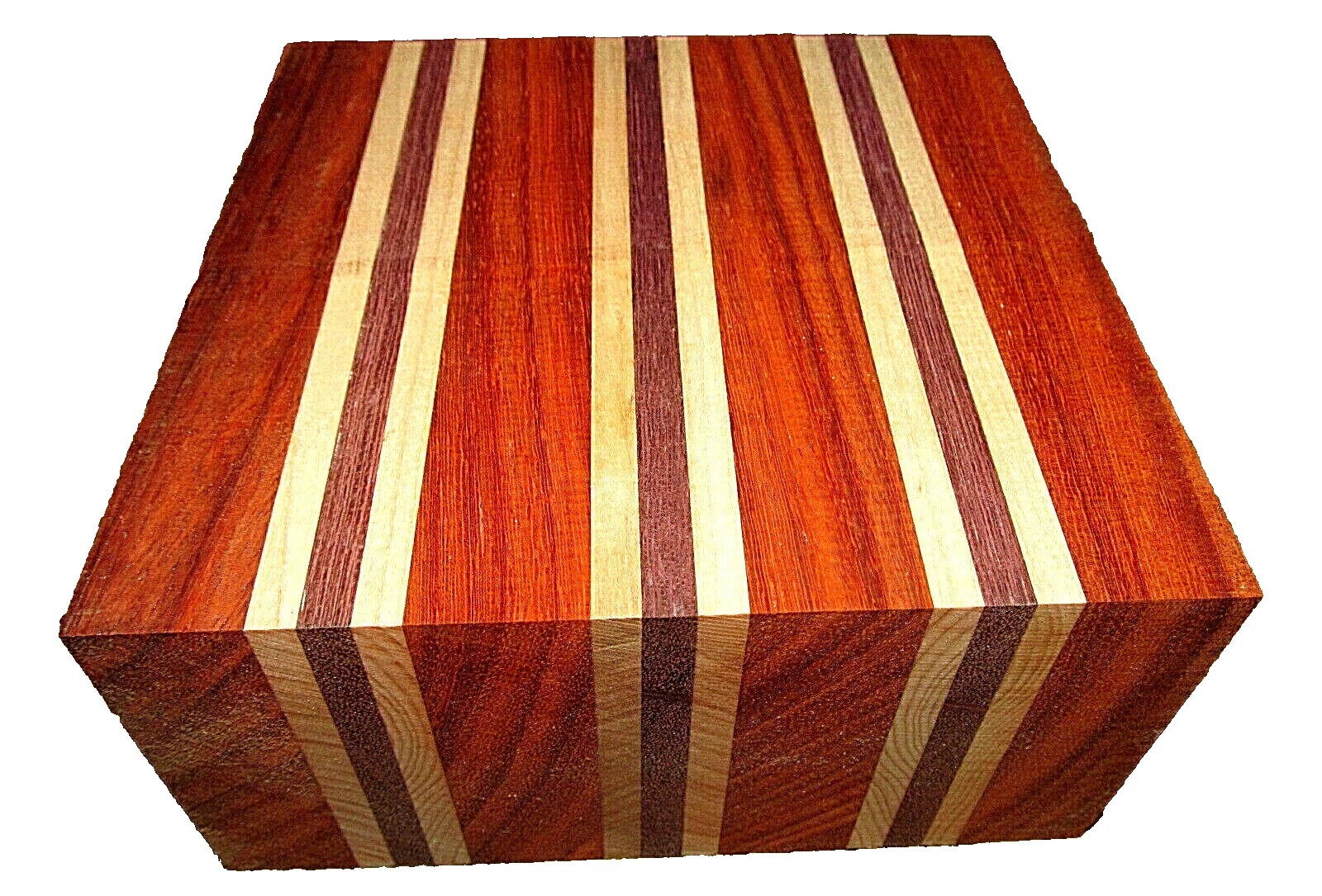 KILN DRIED PADAUK & MAPLE LAMINATED BOWL BLANKS 6
