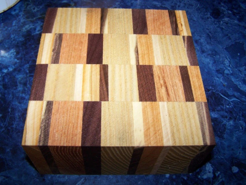 KILN DRIED SUPER RANDOM HARDWOODS LAMINATED BOWL BLANKS 6